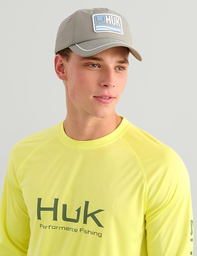 HUK Mens Pursuit Vented Long Sleeve, 30 UPF Fishing Shirt