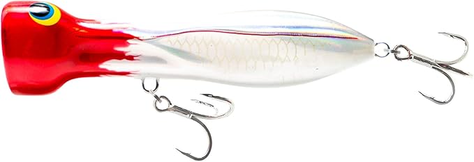 Nomad Design Chug Norris Topwater Popper Lure Collection – Floating Offshore Saltwater Surface Fishing Plug - Durable HD Body for Big Game - Realistic Splash & Erratic Action