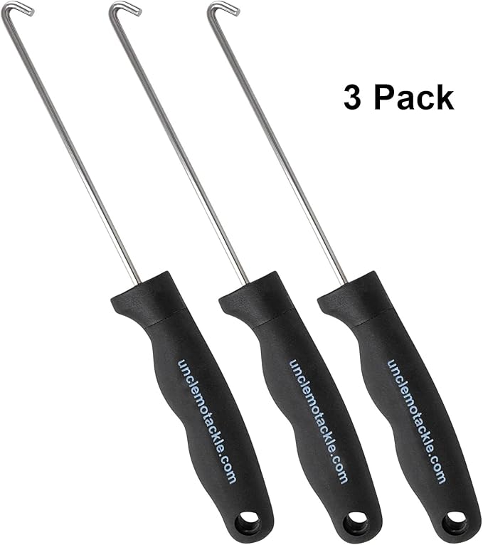 UMT - Durable Hookout, Fish De-Hooker, 10" Hook Remover Tool (3 Pack)