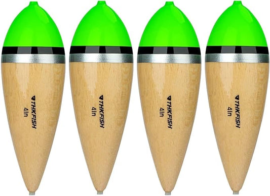 THKFISH Fishing Bobbers Slip Bobbers for Fishing Floats Bobbers for Fishing Balsa Bobbers for Steelhead Fish Float Rigs Freshwater Saltwater Floatage