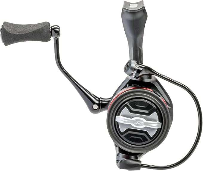 Lew’s Speed Spin CRX Spinning Fishing Reel, Graphite Frame and Sideplate, Solid Brass Speed Gears