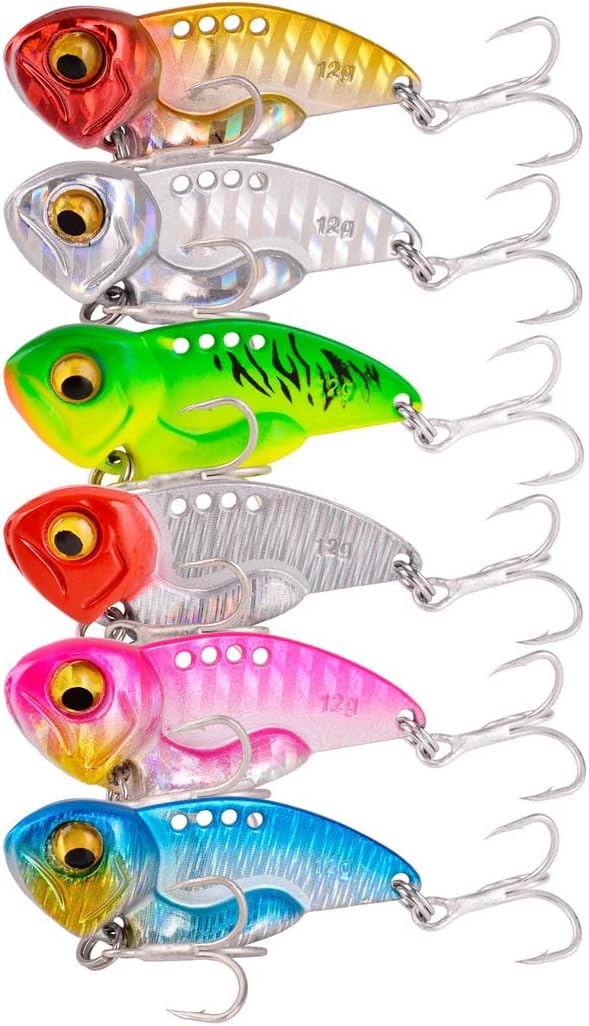 Aorace Fishing Lures Kit Mixed Including Minnow Popper Crank Baits with Hooks for Saltwater Freshwater Trout Bass Salmon Fishing