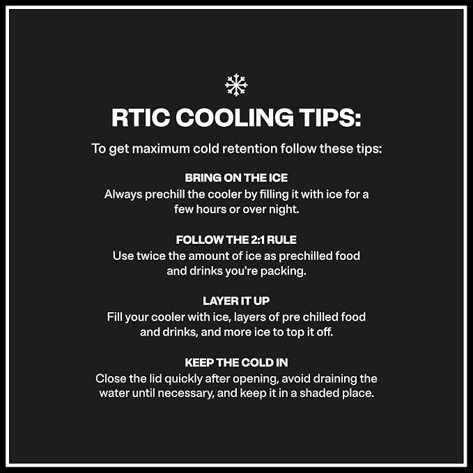 RTIC Ultra-Light 32 Quart Lightweight Hard Cooler, Insulated Portable Ice Chest 13 lbs, 48-Can Capacity, 5-Day Ice Retention, for Camping, Fishing, Beach, Boat, Picnic, Day Trip