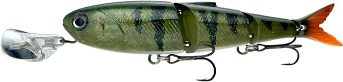 Headbanger Spitfire Topwater Fishing Lure (4-1/2" & 6-1/2") – Hybrid Wakebait & Propbait for Bass, Pike & Musky – Hard Body Swimbait with Action Lip & VMC Hooks
