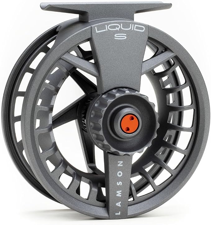 LAMSON | Liquid S-Series & HD Fly Fishing Reels | All-Water | Large Arbor, Powerful Sealed Drag, Pressure Cast Aluminum