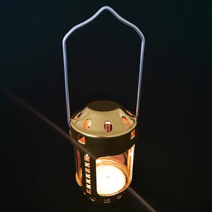 2 PCS Outdoor Hanging Candle Lanterns, Night Fishing Light Weight Lamps with Carry Handle and Glass for Camping (4)