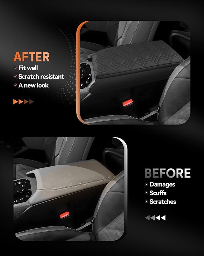 CDEFG for 2025 2026 BMW X3 Center Console Cover Armrest Box Cover for X3 (30 xDrive, M50 xDrive) Accessories Console Arm Rest Protector Thickened