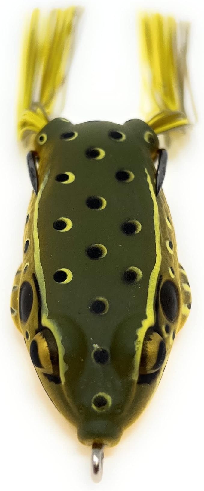 Reaction Tackle Hollow Body Frogs for Bass Fishing - Ultra Realistic Weedless Top Water Frog Lure for Bass, Snakehead, Pike and More - Floating Topwater Fishing Lures - 2 Pack