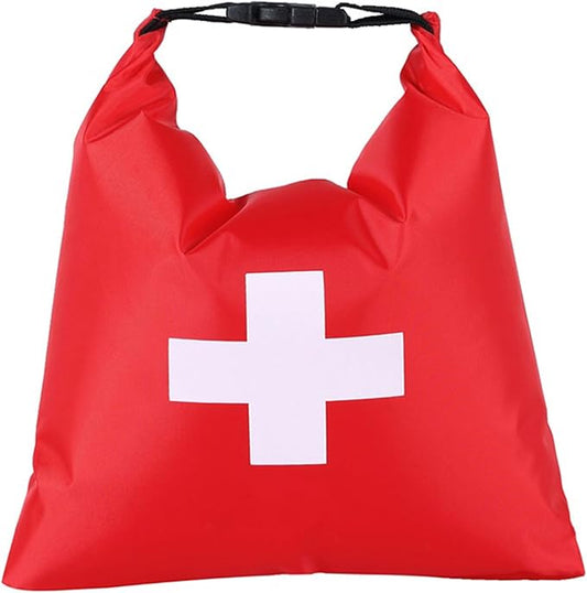Waterproof First Aid Kit Portable Lightweight Boat Dry Bag Multifunctional Outdoor Emergency Survival Kit for Backpacking, Hiking, Fishing, Camping