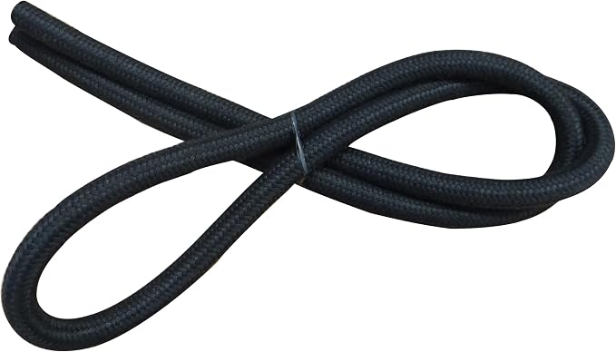 Cloth Braided Fuel Hose N203551 5X2.5mm(Inner Diameter 5mm,Outer Diameter 10mm, Wall Thickness 2.5mm) 1M Compatible With Air Cooled Volkswagen