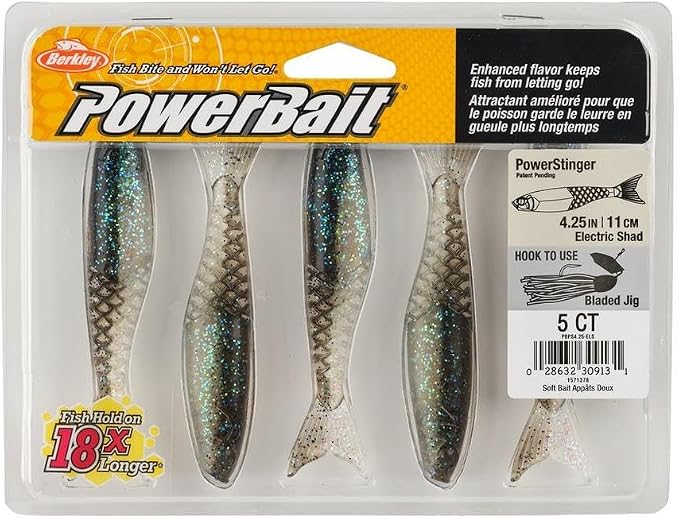 Berkley PowerBait PowerStinger Fishing Soft Bait
