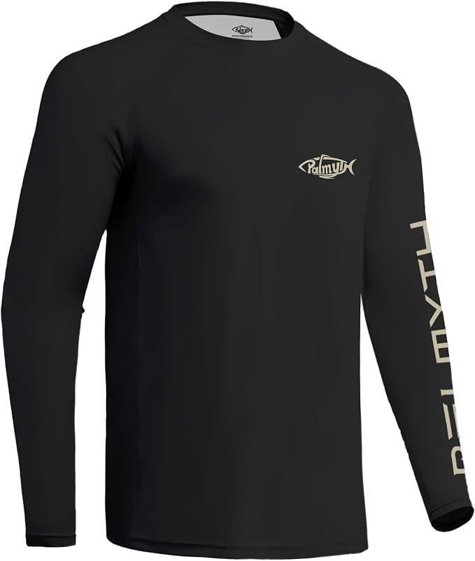 Palmyth Fishing Shirts for Men Long Sleeve UPF 50+ T Shirt Sun Protection Tee
