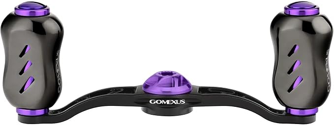 GOMEXUS Power Handle Compatible for Shimano SLX Metanium Calcutta Conquest Daiwa Tatula Steez Zillion Fuego CT Calcutta Baitcasting Reel Crank Replacement Parts