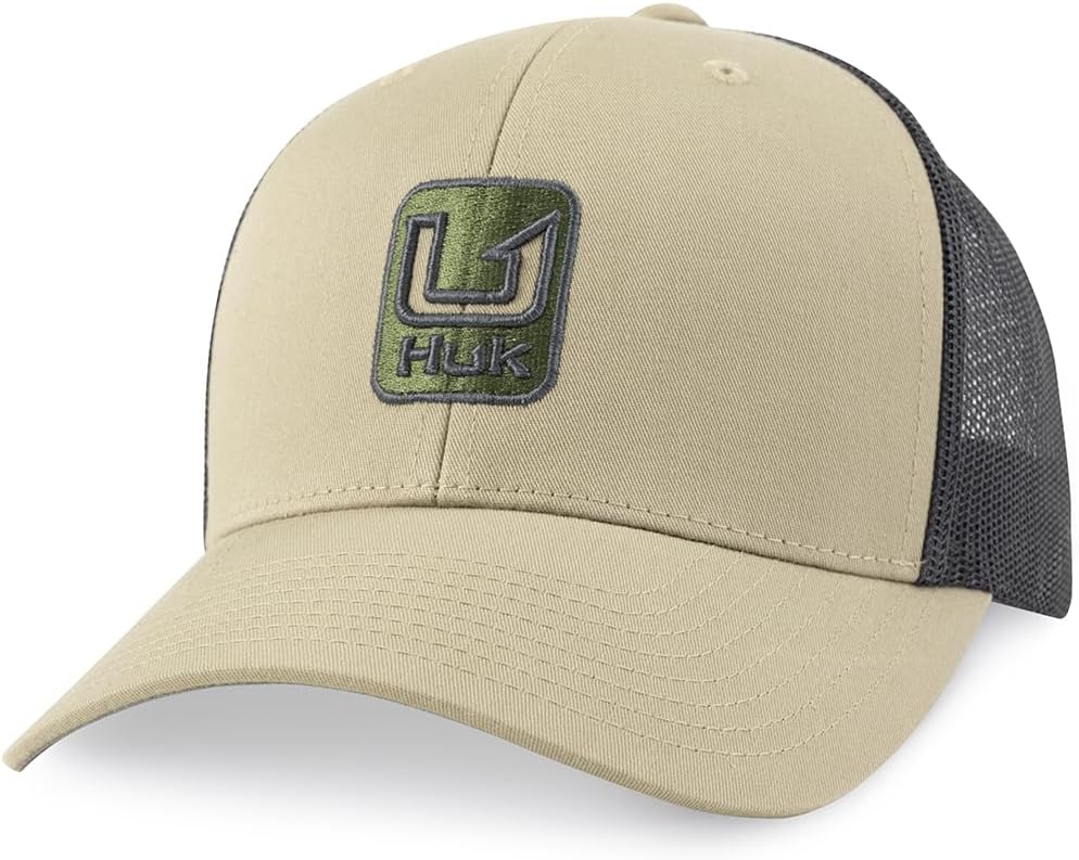 Mens Trucker Hat, Anti-Glare Snapback Fishing Hat for Men