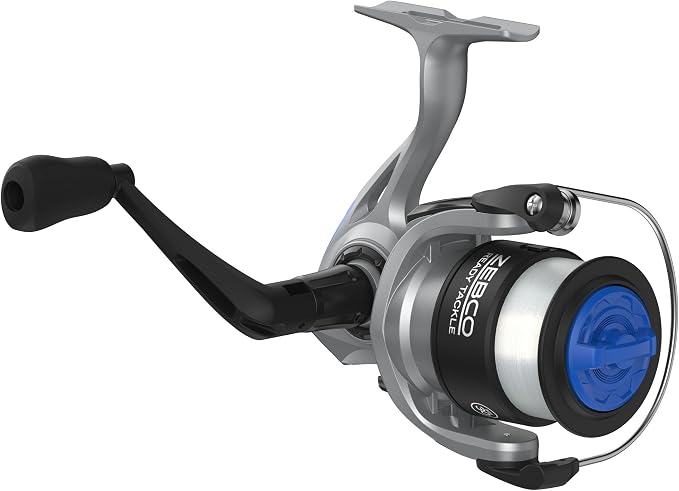 Zebco Ready Tackle Spinning Combo, 5-Foot 6-Inch, 2-Piece Fishing Rod, Size 30 Reel, 8-Pound Line, 29-Piece Tackle Kit