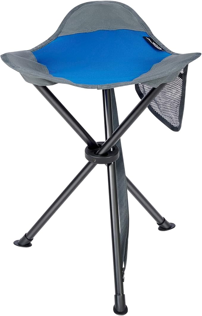 Portal Tall Folding Tripod Stool for Outdoor Camping Walking Hunting Hiking Fishing Travel, Support 225 lbs