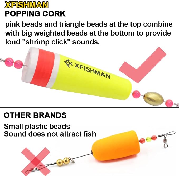 Fishing-Popping-Cork-for-Saltwater-Bobbers-Large-Floats Red Fish Popper for Carolina Rig