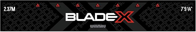 Winmau Darts Oche Line - High Visibility Throw Line Marker with Toe Markers for Consistent Stance - Self-Adhesive, Sticks to Hard Floors (Wood/Tile/Laminate) - Regulation Distance