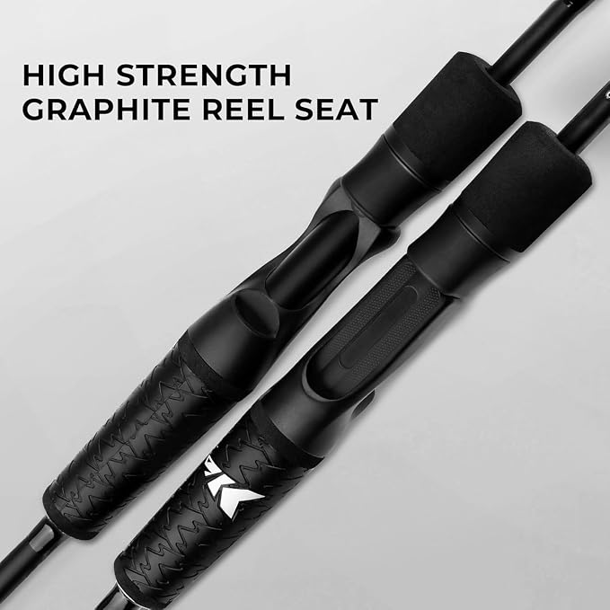 KastKing Crixus Fishing Rods,IM6 Graphite Spinning Rod & Casting Rod W/Zirconium Oxide Ring Stainless Steel Guides, SuperPolymer Handle