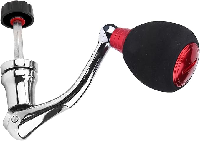 Ejoyous Fishing Reel Handle Replacement, Reel Replacement Power Handle, Metal Hex Trunk Rocker Arm Grip, Fishing Spin Reel Handle Grip Power Handle Reel Accessory