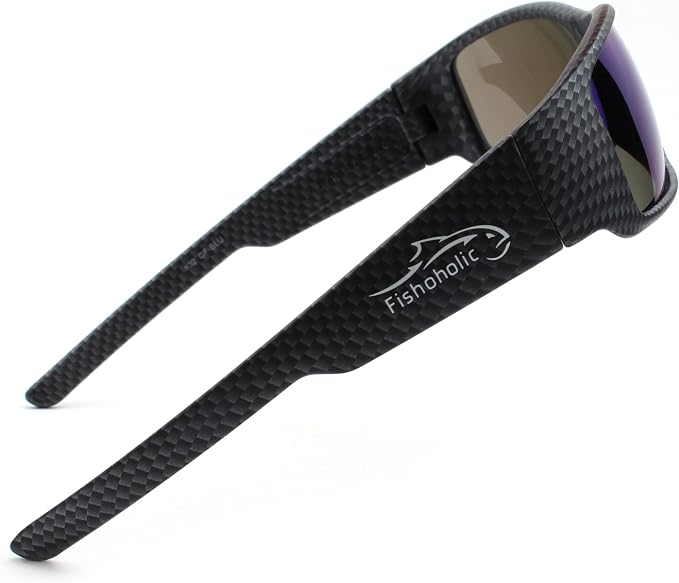 Fishoholic Polarized Fishing Sunglasses UV400 (14 Options) Fishing Gift with Hard Case & Pouch