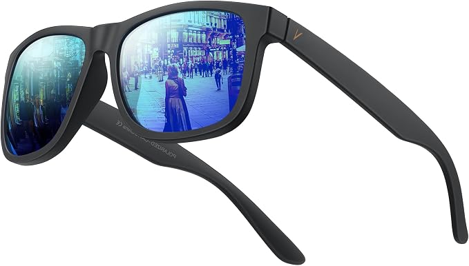 Polarized Sunglasses for Men & Women, Lightweight Driving Sunglasses for Fishing, Golf, Sports, UV400 Protection