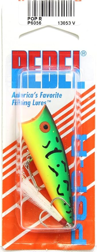 Rebel Lures Pop-R Topwater Popper Fishing Lure