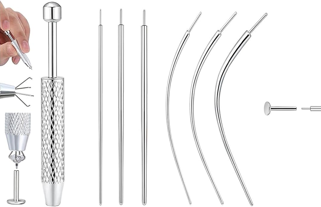 Uni-J Piercing Taper Ball Grabber Tool for Changing Jewelry - 14G 16G 18G 20G Threadless/Internal thread/External Thread Stretching Kit for Ear/Nose/Navel/Nipple/Lip/Eyebrow/Tongue