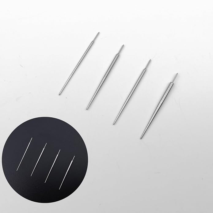 14G 16G 18G 20G Piercing Taper Piercing Ball Grabber Tool Stainless Steel Flat Back Earring Applicator Tool Threadless Insertion Pin Curved Body Piercing Kit for Ear/Nose/Navel/Lip/Eyebrow