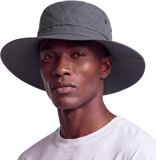 TOP-EX UVCoolix™ Cooling Touch Breathable UPF50+ Waterproof Wide Brim UV Protection Sun Hats Big Head XL XXL