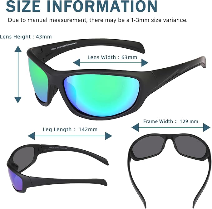 Floating Polarized Fishing Sunglasses for Men Women, Sailing Boating Gifts Beach Cool Style Glasses