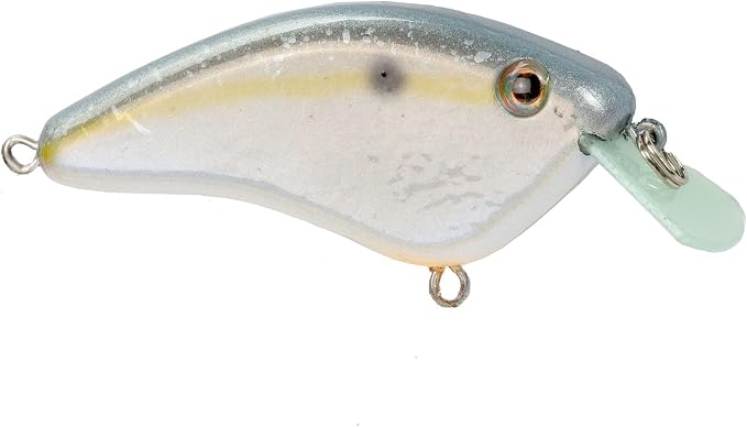 Strike King Hardliner Fishing Lure, Flat Sided Crankbait, Circuit Board Lip, Extra Tight Wobble, Size 4 Treble Hooks