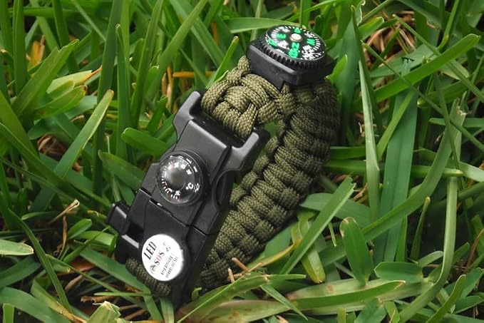 Galaxy 251 Pcs First Aid Kits For Survival Emergency Trauma Military Combat Tactical Medical Hunting Camping Hiking IFAK EMT Bag (21 in 1 Bracelets Green)