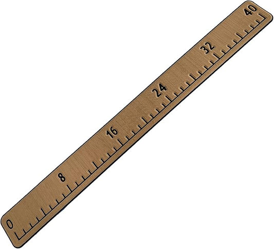 Foam Fish Ruler with Adhesive Backing, EVA Fish Ruler for Boat Accessories Marine Fishing Measuring Tool, Fish Measuring Tape for Kayak, Fishing Boat, Cooler Ruler (40" Fish Ruler)
