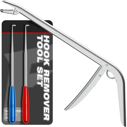 SNAIL TRAIL Fish Hook Remover Tool - Suitable for Most Types of Lures. Fishing Pliers for Fishhook Removal, Saltwater Dehooker Gear, Gifts for Beginners & Pro Fisherman