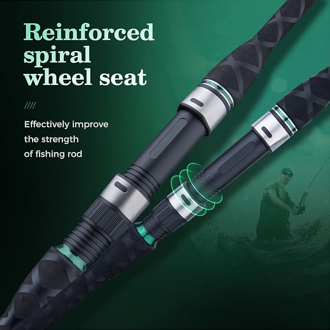 BERRYPRO Surf Spinning Rod IM8 Carbon Surf Fishing Rod (9'/10'/10'6''/11'/12')