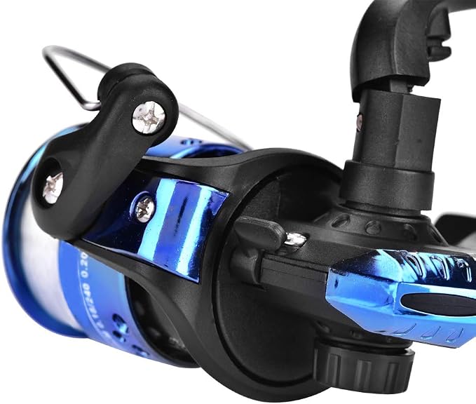 OUKENS Fishing Reel, 3 Colors Freshwater Plastic Plating Lightweight Spinning Fishing Reel Tackle Accessory
