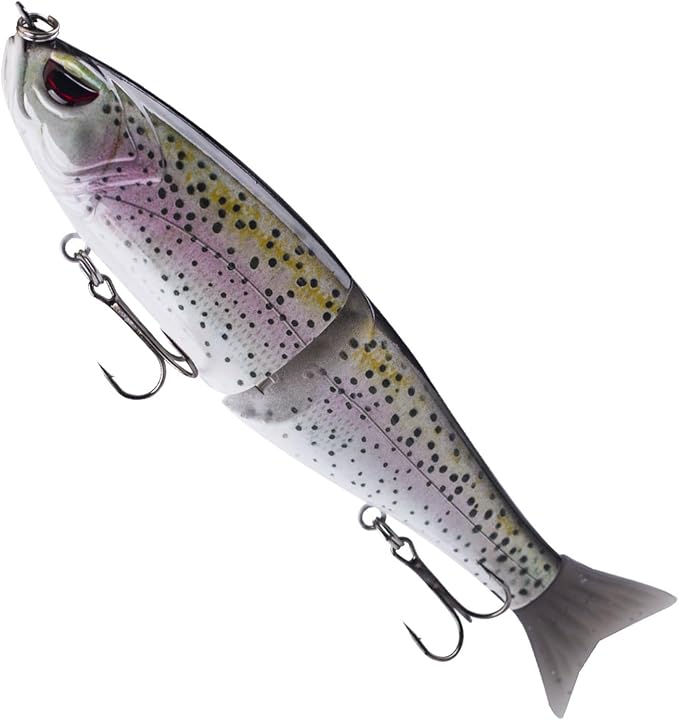 Glide Bait, Slow Sinking Swimbait, Topwater Hard Lures for Bass Catfish,Pike Perch, Freshwater or Saltwater