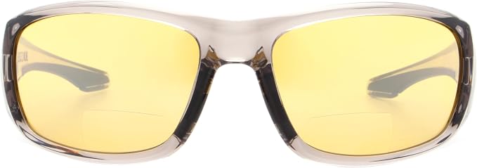 Fishoholic Polarized Bi-Focal Fishing Sunglasses with Reader Magnification (1.5x, 2.0x, 2.5x Options) and UV400 Protection