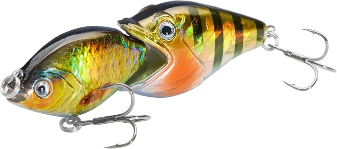 BASSROCK Fish Group Single Jointed Swimbait Bass Fishing Lure Hard Bait 3.5” 11/16oz