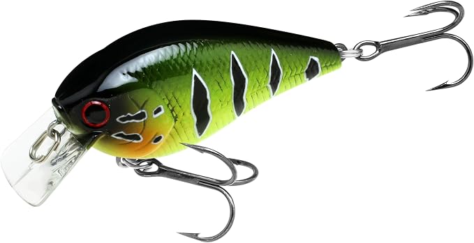 LUCKY CRAFT LC 1.5 Silent Squarebill Crankbait Fishing Lure, 2-3/8", Bass Fishing Lures for Freshwater, Hard Crankbait with Treble Fishing Hooks, Fishing Accessories