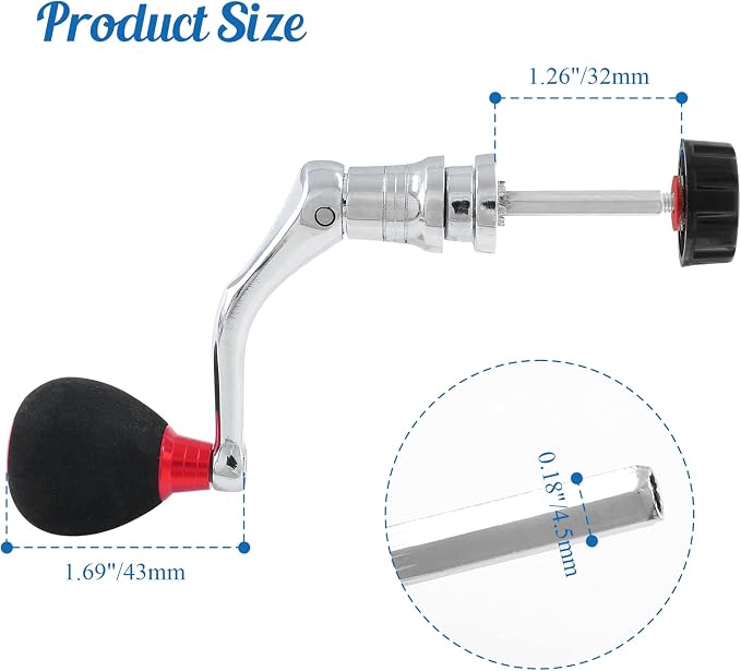 Fishing Spinning Reel Handle