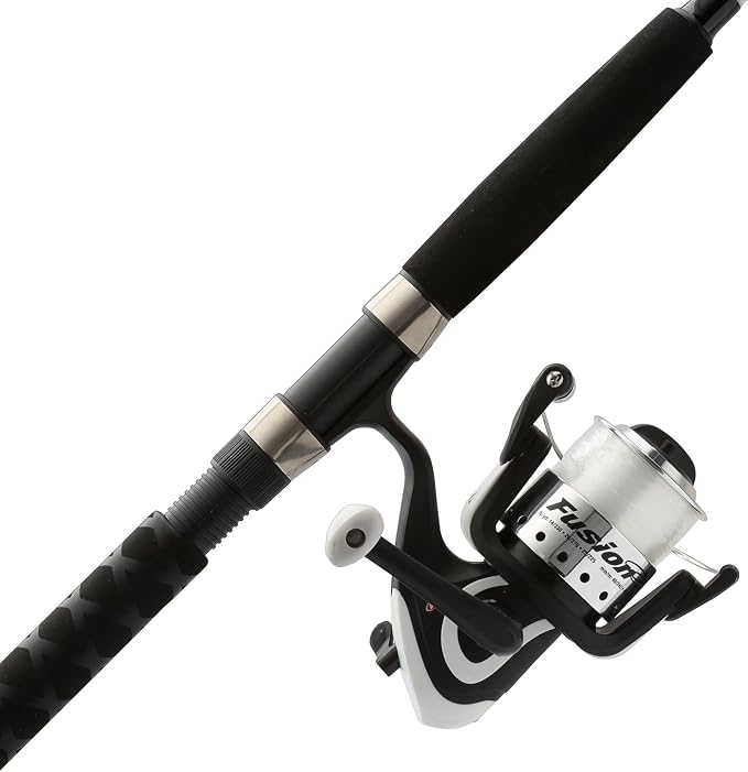 Berkley Fusion Spinning Reel and 7' Fishing Rod Combo, 2 Ball Bearings with Lightweight Graphite Reel Body, 2-Piece Rod