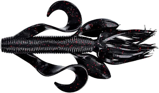 Yamamoto 4" Kreature Realistic Soft Plastic Fishing Lure Baits with Wings and Free-Flowing Skirt - 7 Pack