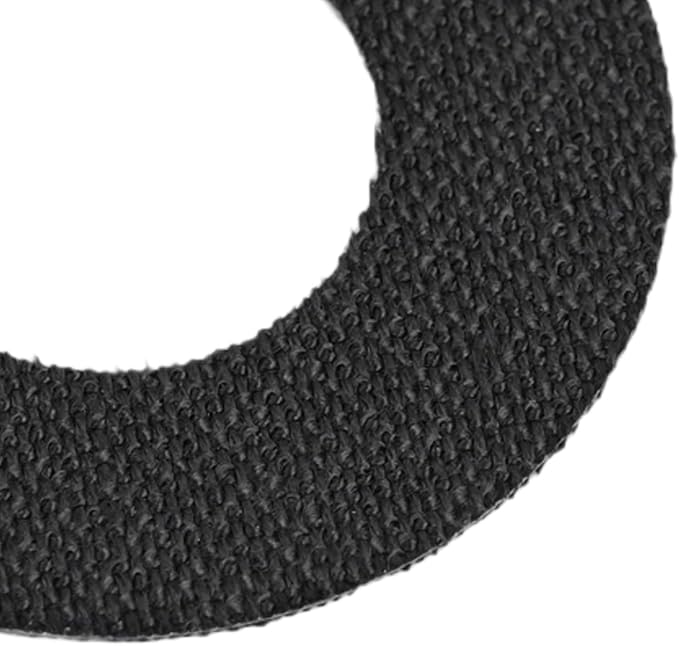 2 Pieces Carbon Fiber Drag Washers For Baitcasting Drum Fishing Reel Brake Pads 31Mm 34Mm Sizes Black High Durability Repair Kit(34mm*16mm*0.5mm)