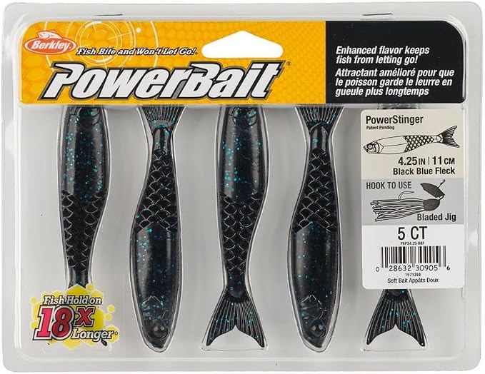 Berkley PowerBait PowerStinger Fishing Soft Bait