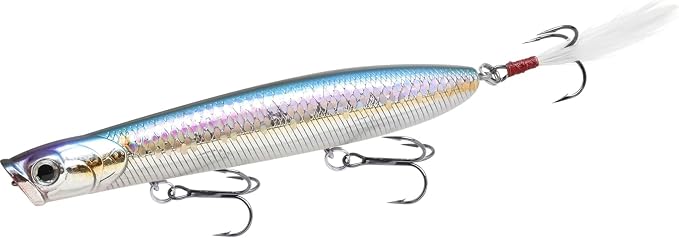 LUCKY CRAFT Gunfish 117 Freshwater Fishing Lures, Top Water Fishing Gear for Trout and Bass Fish, Spooks Cupped Mouth Walker, Long Casting Treble Hooks, Fish Accessories for Tackle Box