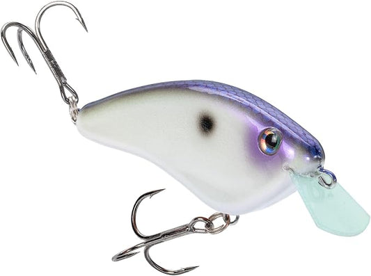 Strike King Hardliner Fishing Lure, Flat Sided Crankbait, Circuit Board Lip, Extra Tight Wobble, Size 4 Treble Hooks