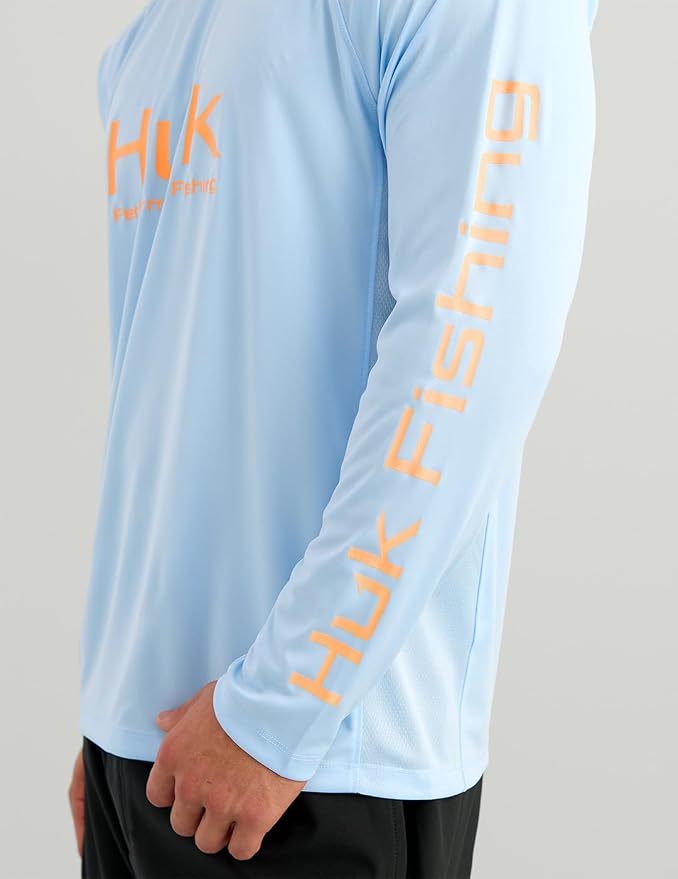 HUK Mens Pursuit Vented Long Sleeve, 30 UPF Fishing Shirt