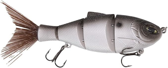 Duckett Fishing BD Shad Hard Swimbait, Realistic Baitfish Imitation for Targeting Bass with Lifelike Action
